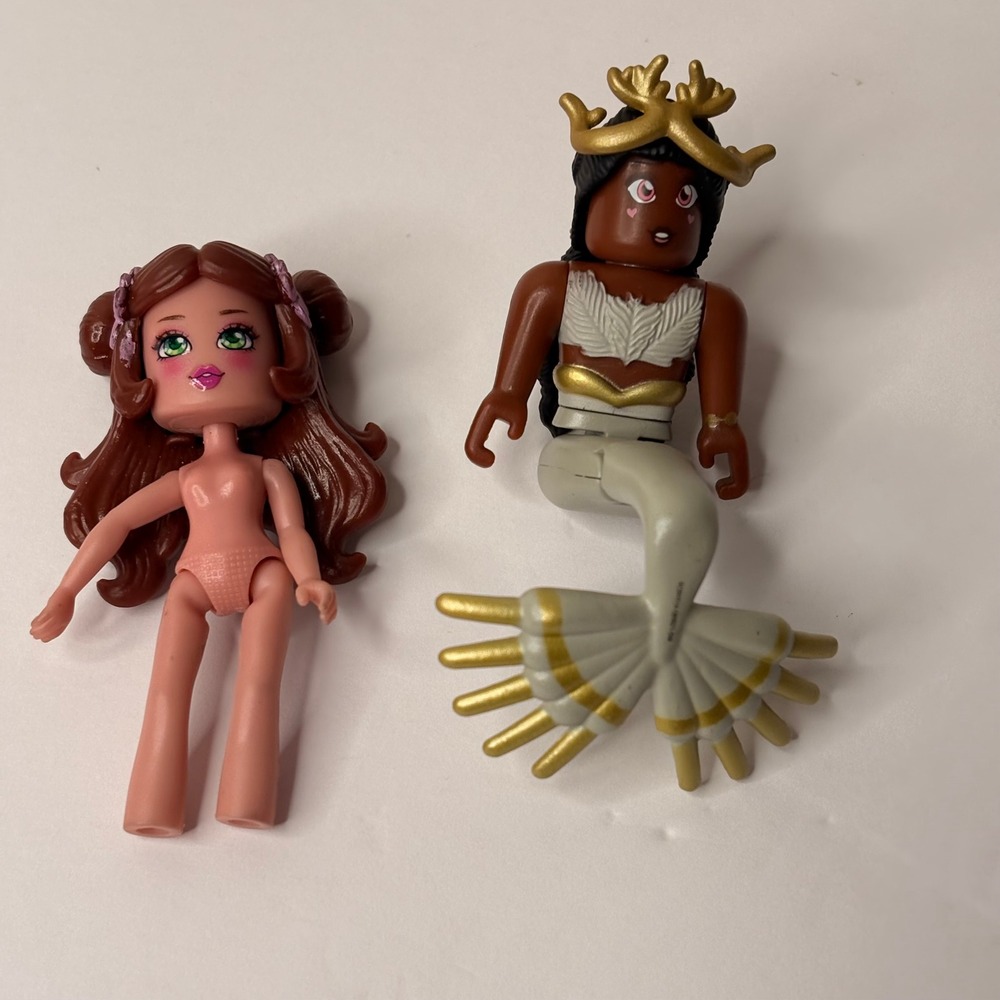 Roblox Action Figure Set Kids 3.5in Multicolor Excellent Mermaid & Fashion Doll